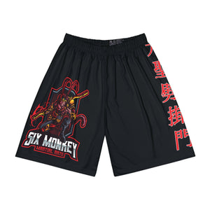 Six Monkey Shorts Red