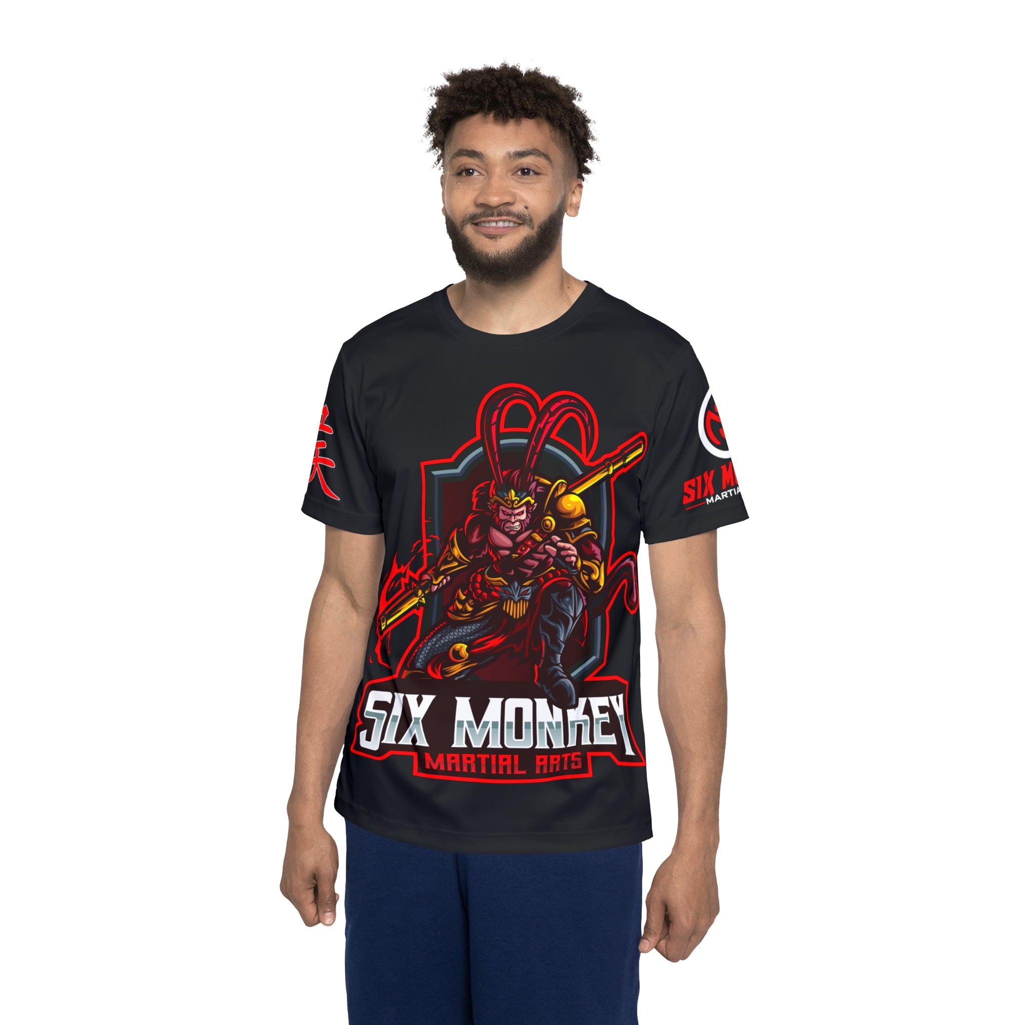 Six Monkey Red Monkey Jersey