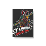 Six Monkey Hard Backed Journal